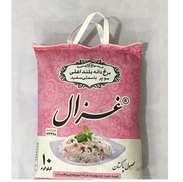 برنج پاکستانی طبیعت کیسه ده کیلوگرم