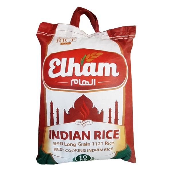 برنج هندی دانه بلند الهام کیسه ده کیلوگرمی