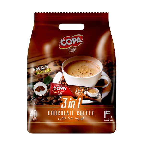 قهوه شکلاتی 3in1 کوپا 40 ساشه 18 گرمی