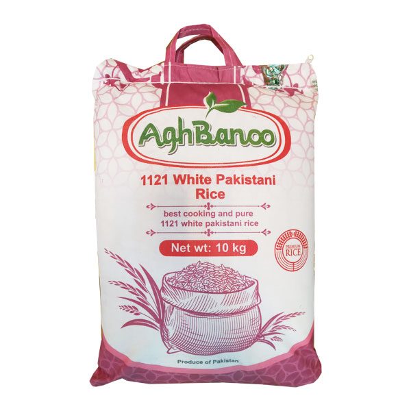 برنج پاکستانی دانه بلند آق بانو کیسه ده کیلویی