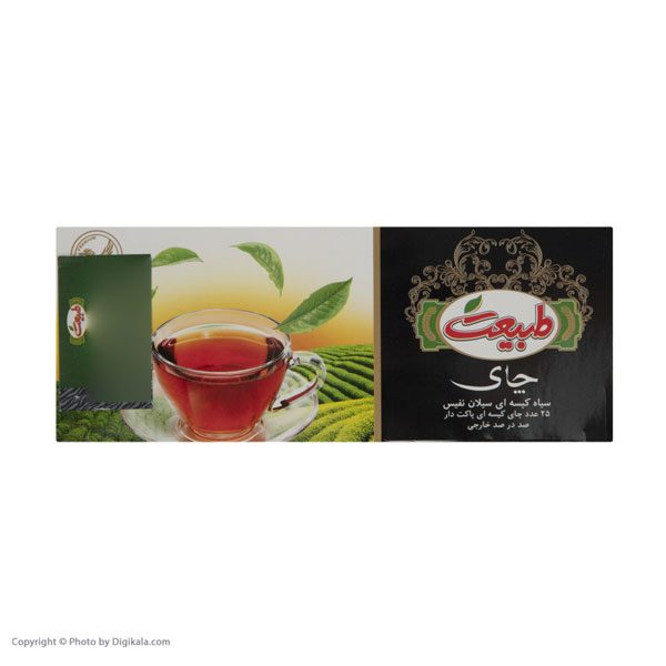 چای سیاه کیسه ای طبیعت – بسته 25 عددی